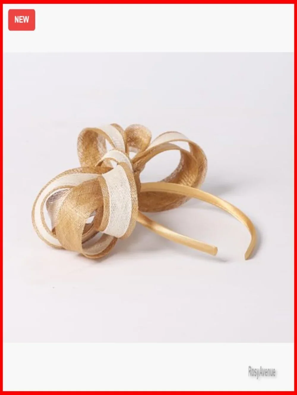 Sinamay Derby Hat with Bow for Weddings Parties Formal Events